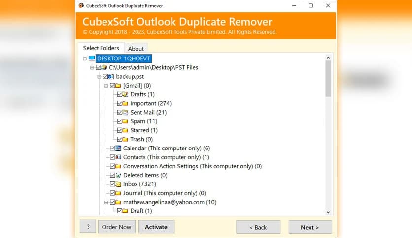 CubexSoft Outlook Duplicate Remover