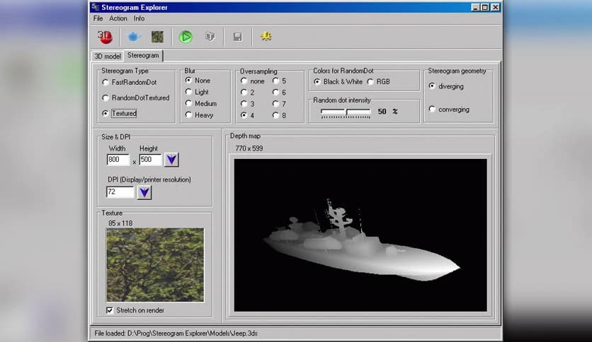 Stereogram Explorer 2.7 Build 270