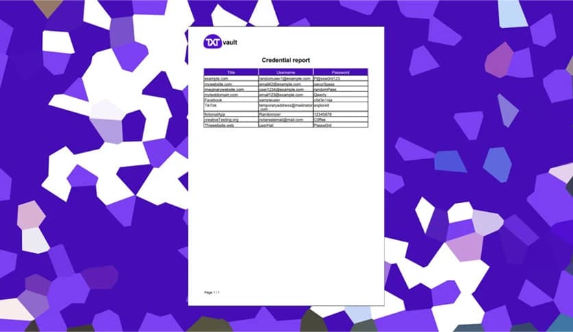 TXTvault Password Manager 1.1.0