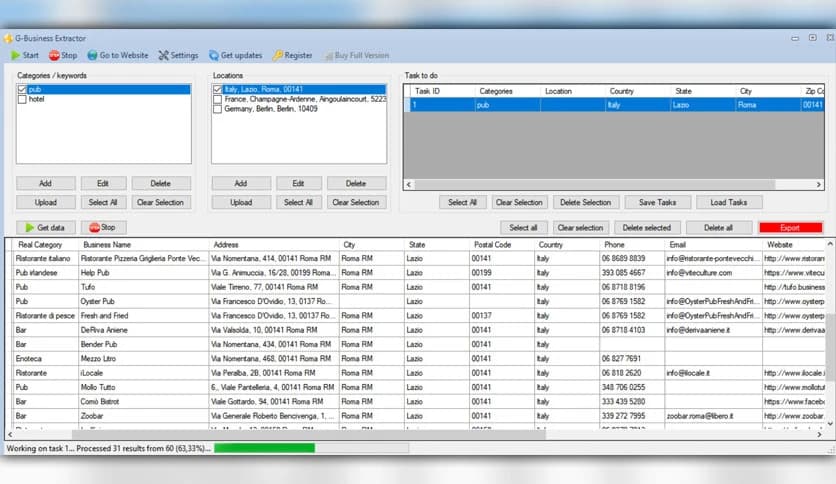 G-Business Extractor 7.6.1
