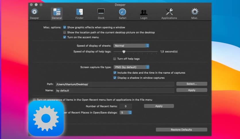 Deeper for Big Sur 2.7.1