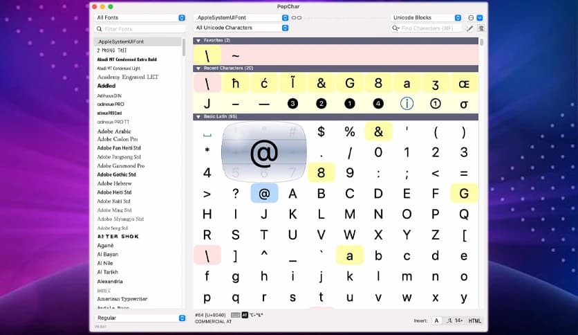 Ergonis PopChar 10.5