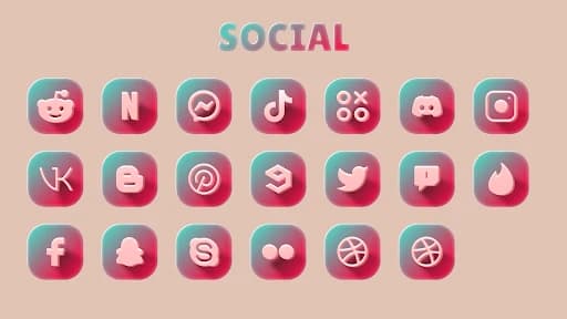 Mint Melon Icon Pack 4