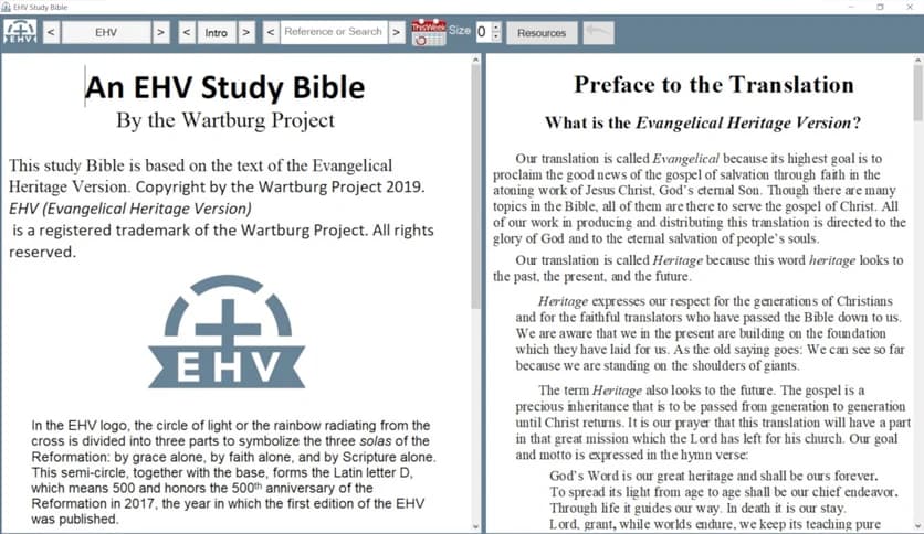 Evangelical Heritage Version Study Bible 1.7.4.0