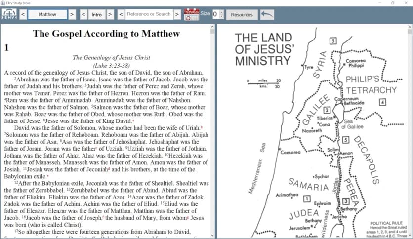 Evangelical Heritage Version Study Bible 1.7.4.0