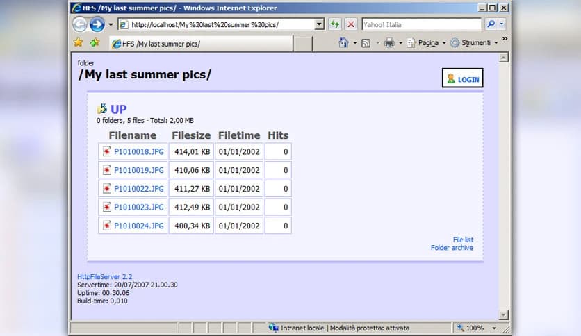 HFS – HTTP File Server 3.0.2