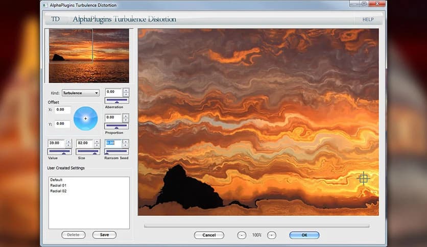AlphaPlugins TurbulenceDistortion 1.1