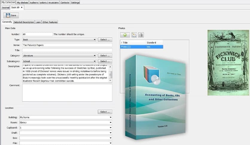 Accounting of Books, CDs, and other Collections 2.01.20