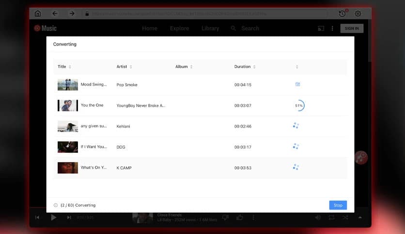 Ondesoft YouTube Music Converter 1.2.5