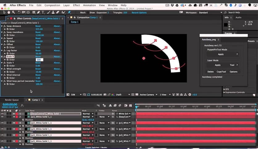 Aescripts AutoSway 1.92 for After Effects