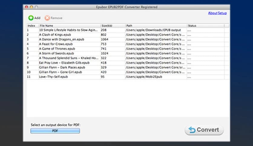 Epubor EPUB to PDF Converter 2.1.0.10