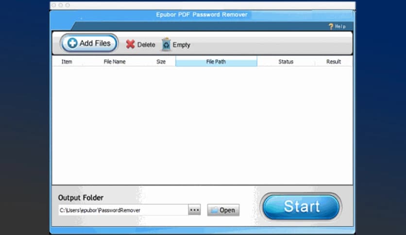 Epubor PDF Password Remover