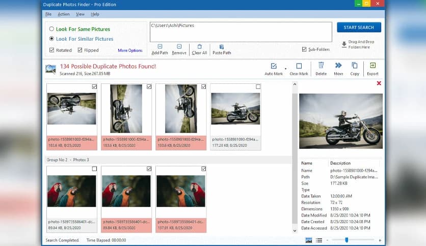 Ashisoft Duplicate Photos Finder Pro 2.0