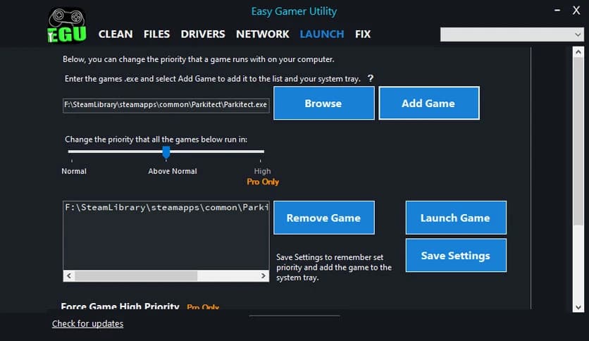 Easy Gamer Utility Pro 1.3.90