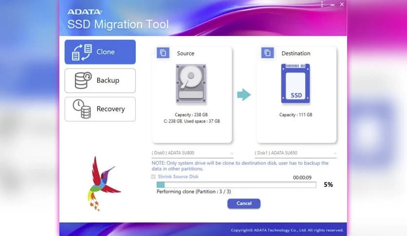 ADATA SSD Migration Tool 1.0.0.2