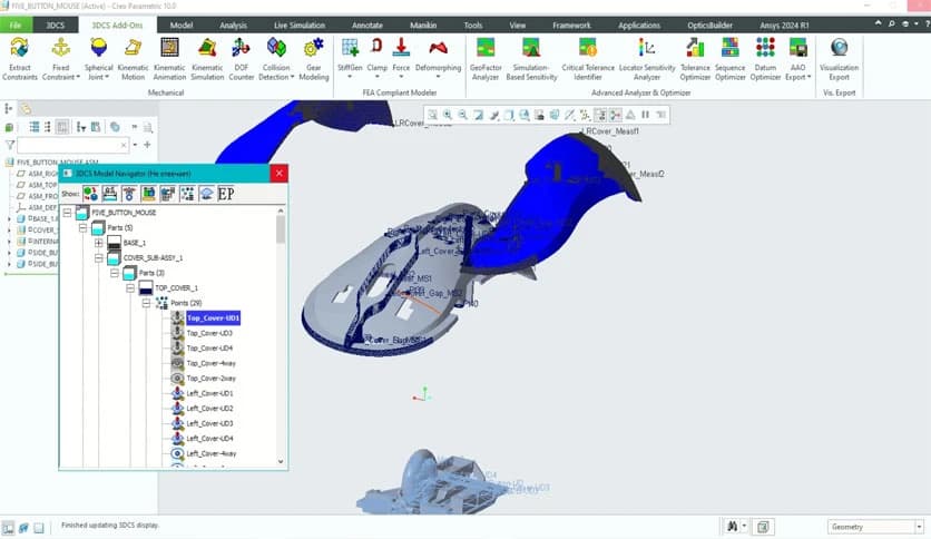 3DCS Variation Analyst 8.0.0.2 for PTC Creo