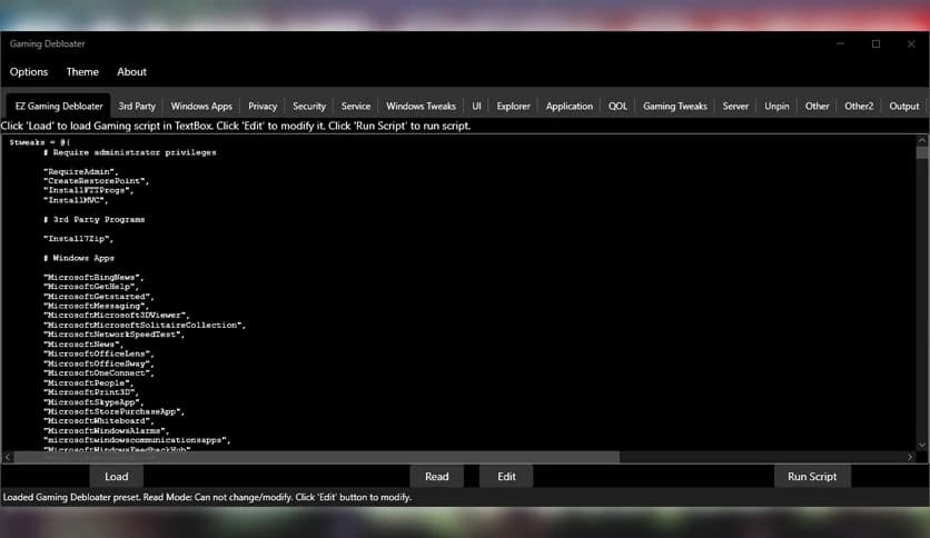 Gaming Debloater 1.4