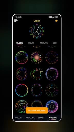 Neon Clock Wallpaper 1.5.1