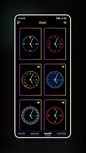 Neon Clock Wallpaper 1.5.1