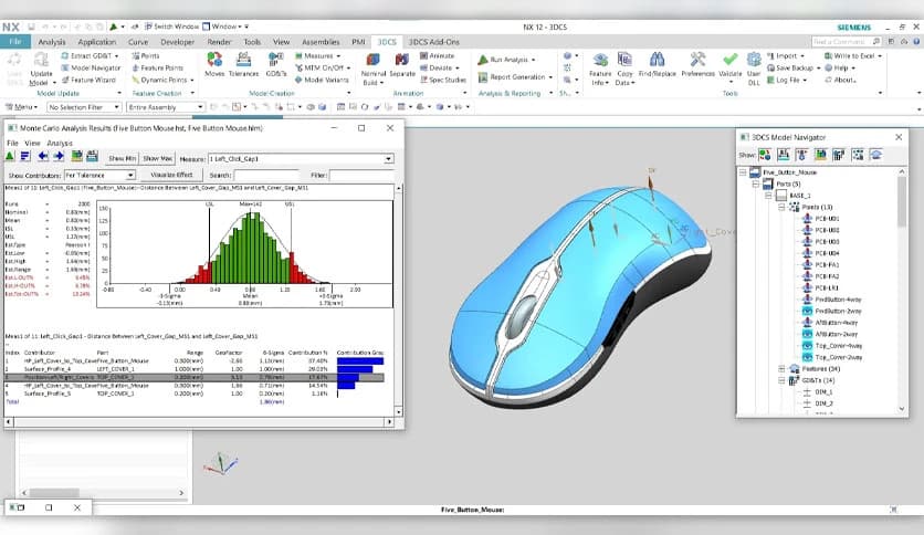 3DCS Variation Analyst 8.0.0.2 for Siemens NX