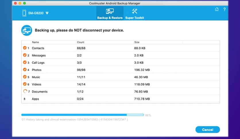 Coolmuster Android Backup Manager