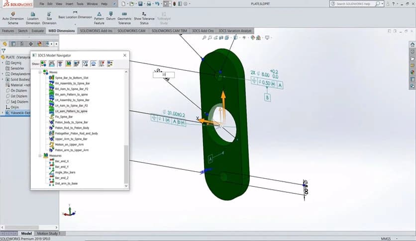 3DCS Variation Analyst 7.7.0.1 for SolidWorks