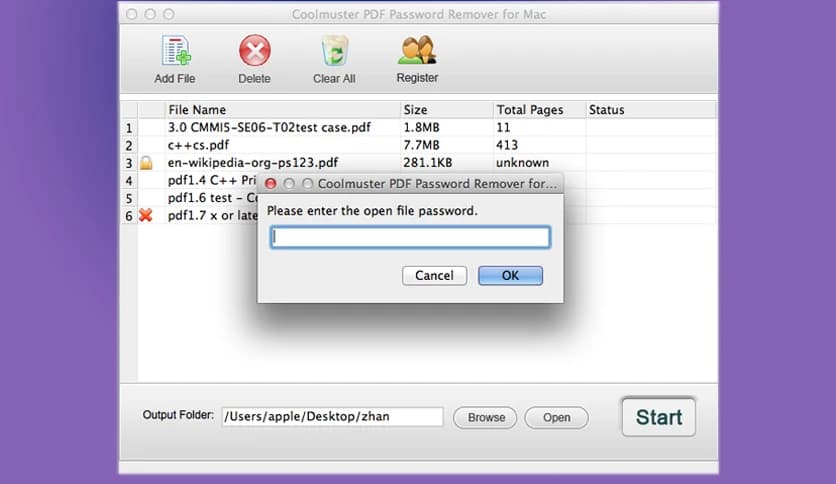 Coolmuster PDF Password Remover