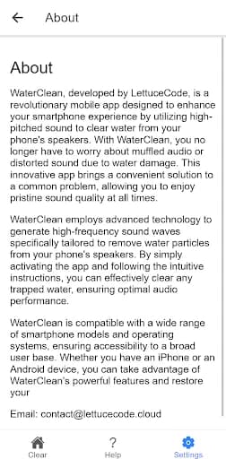 Water Clean – Eject Water 1.2