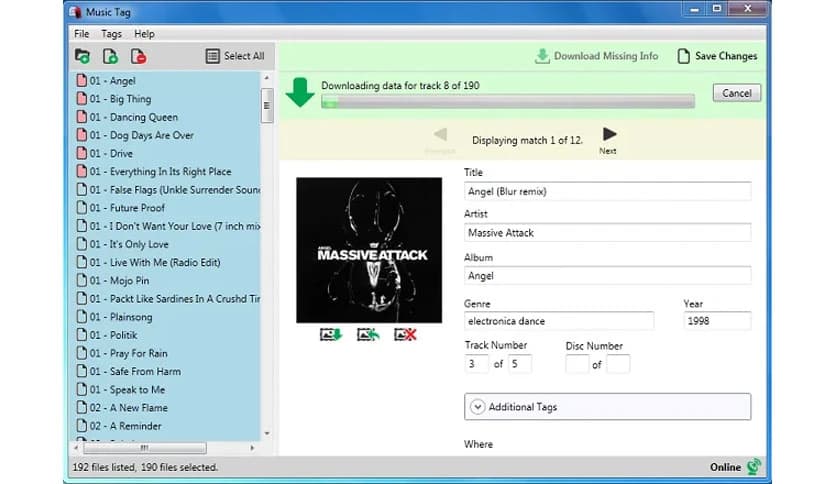 Wide Angle Music Tag