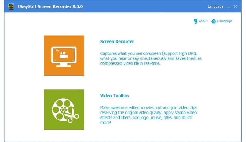 UkeySoft Screen Recorder 8.0.0