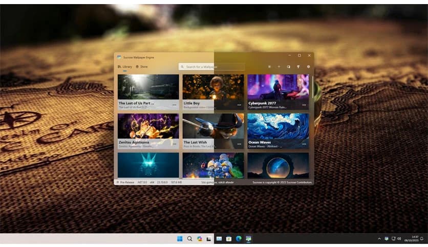Sucrose Wallpaper Engine 26.1.4.0