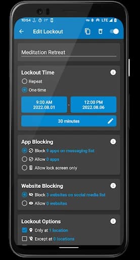 Lock Me Out – App/Site Blocker 7.2.5