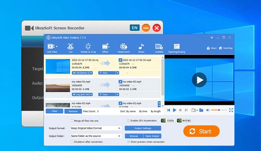 UkeySoft Screen Recorder 8.0.0