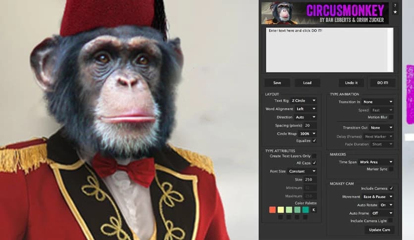 Aescripts CircusMonkey 1.08 for After Effects