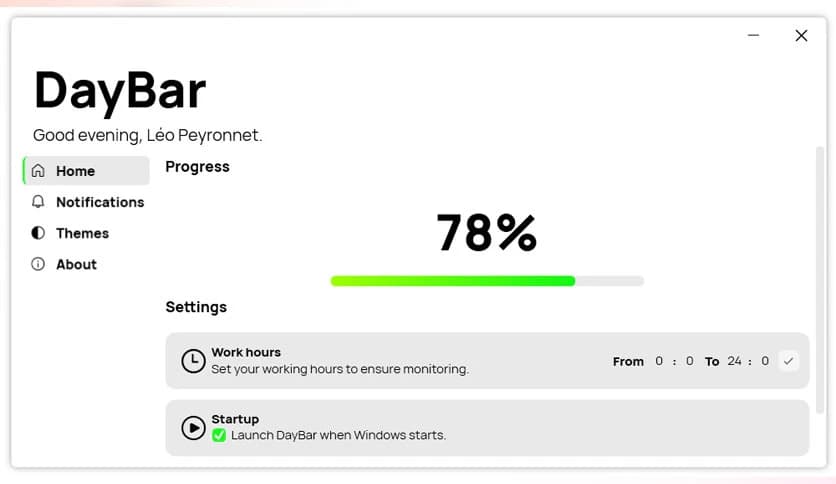 Leo Corporation DayBar 1.1.0.2308