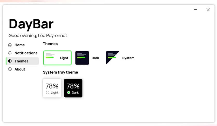 Leo Corporation DayBar 1.1.0.2308