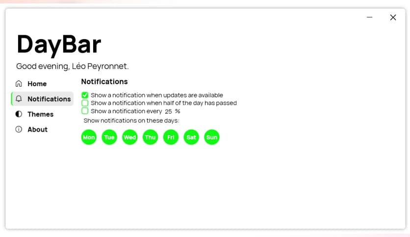 Leo Corporation DayBar 1.1.0.2308