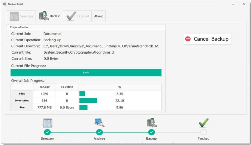 PC Assist Backup Assist