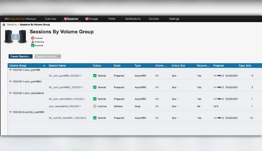 IBM Copy Services Manager 6.3.12.0