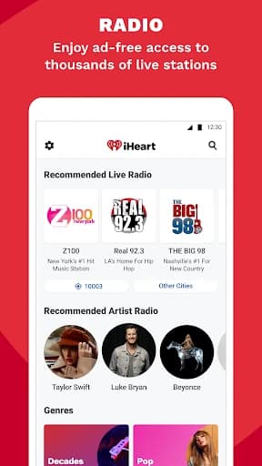 iHeart – Music, Radio, Podcasts 10.47.0