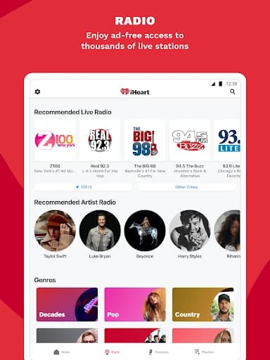 iHeart – Music, Radio, Podcasts 10.47.0