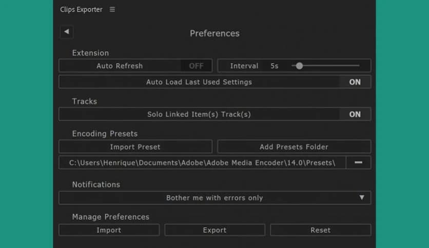 Aescripts Clips Exporter 1.2.0 for Premiere Pro