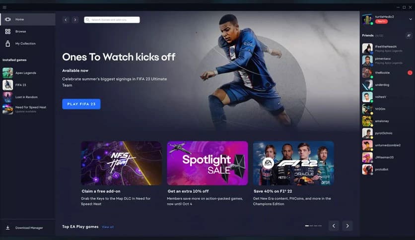 Electronic Arts (EA) App