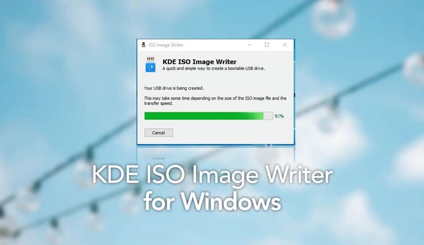 KDE ISO Image Writer 1.0.0