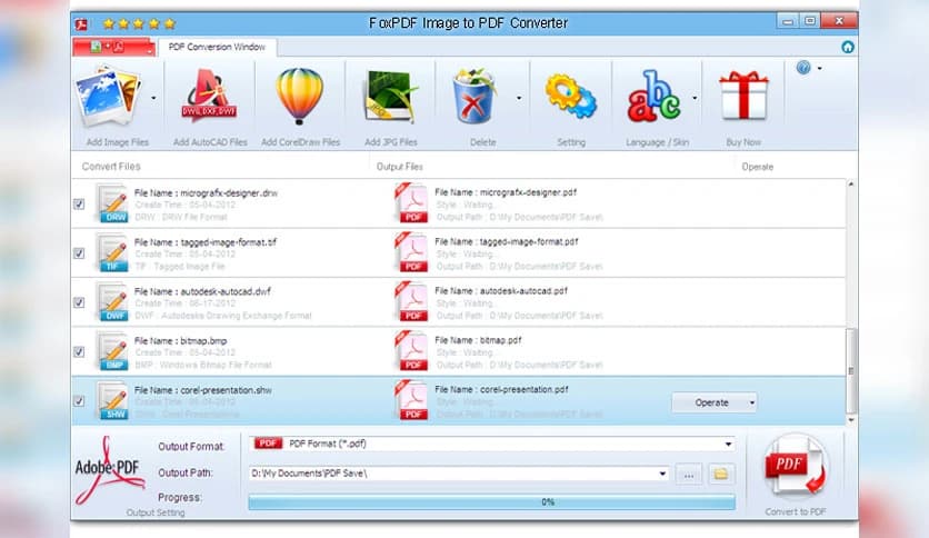FoxPDF Image to PDF Converter