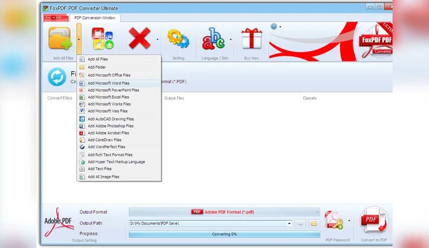 FoxPDF PDF Converter Ultimate