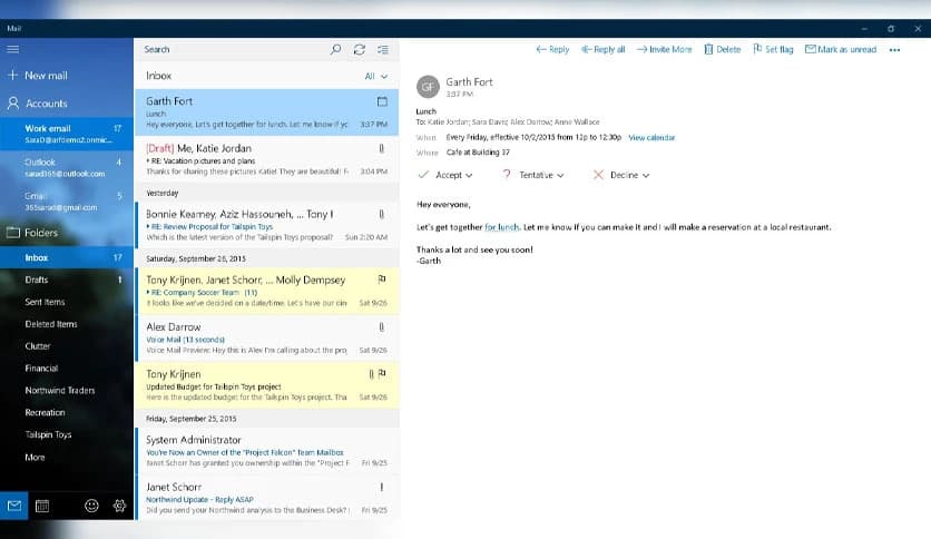 Microsoft Windows Mail and Calendar