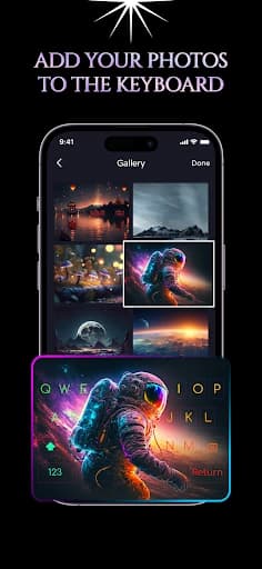 LED Keyboard: Colorful Light 16.5.8