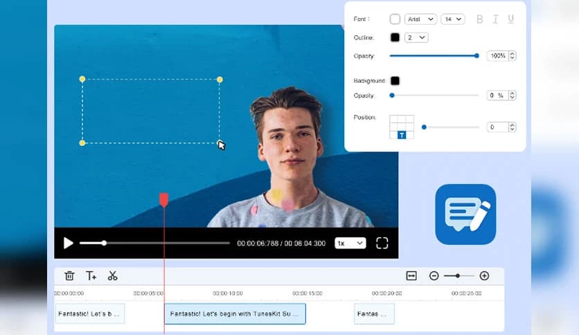 TunesKit Subtitle Editor 2.5.0.22