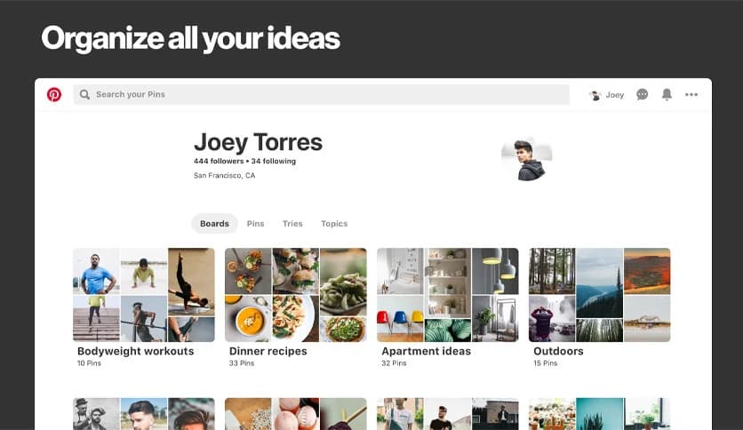 Pinterest For Windows